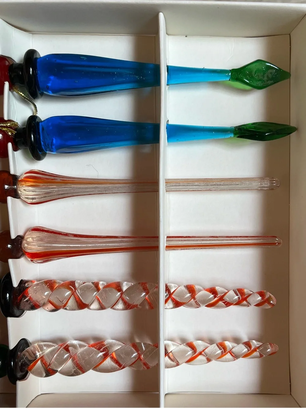 Vintage Pier 1 Icicle Ornaments